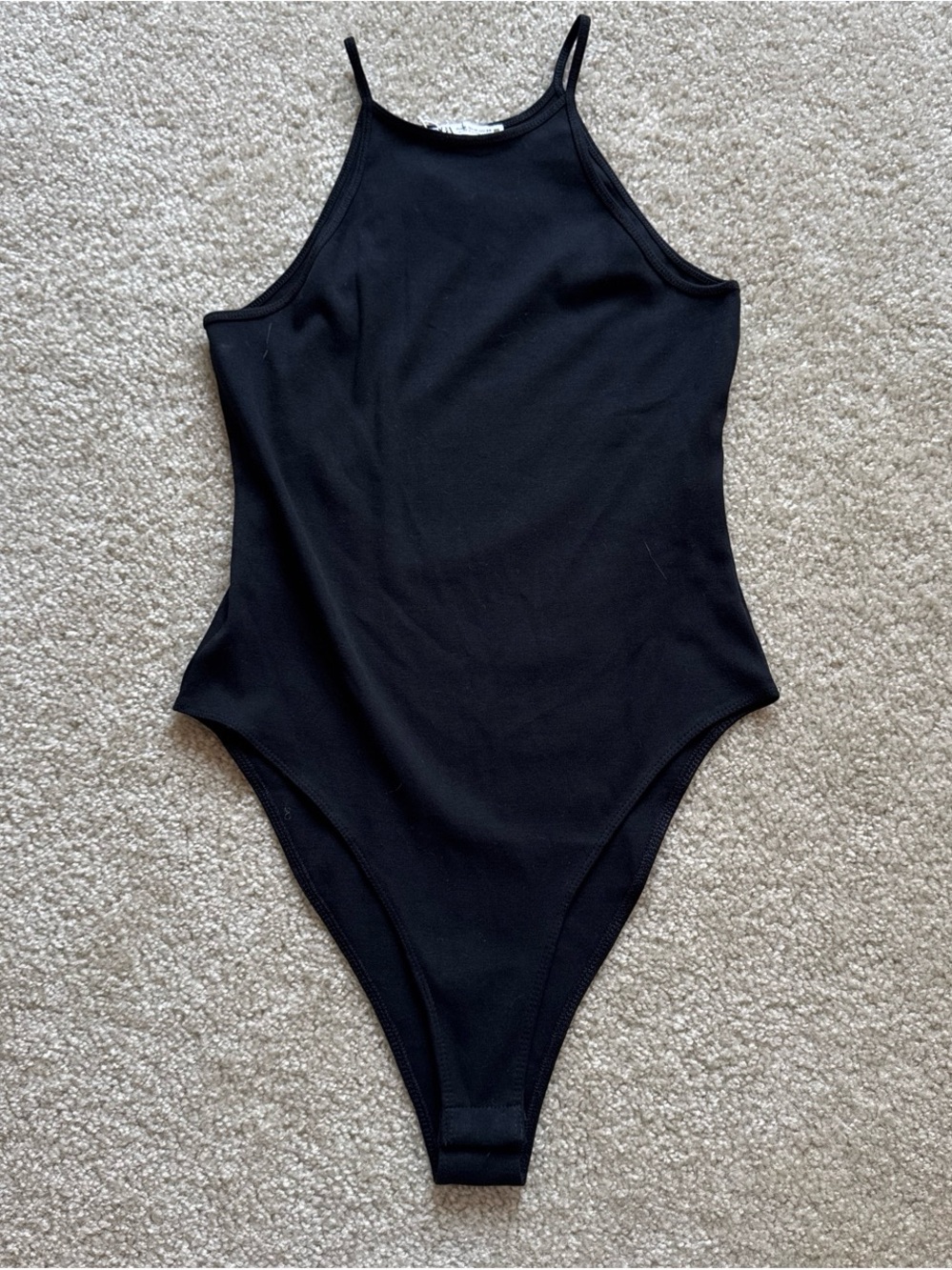 Zara Black High Neck Bodysuit
